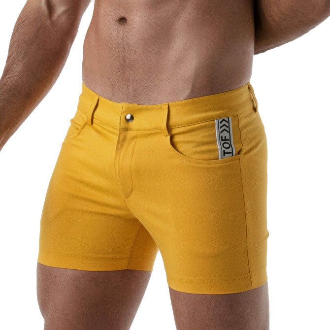 Mid - Thigh Shorts Yellow - TOF Paris - Shop Deutschland Noodosz