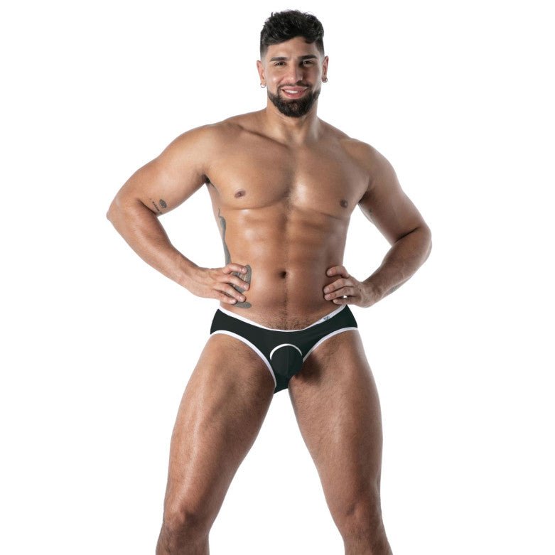 Mon Amour Mikrofaser - Slip (rückenfrei) – Schwarz - TOF Paris - Shop Deutschland Noodosz
