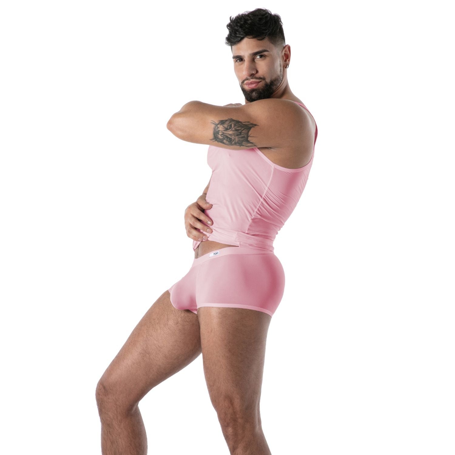 Mon Amour Microfiber Tank Top Pink - TOF Paris - Shop Deutschland Noodosz