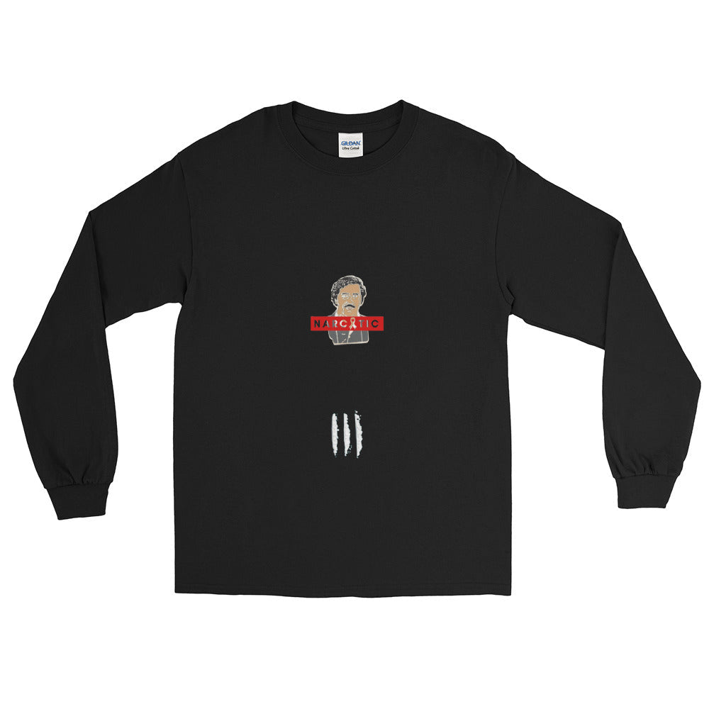 Narcotic Pablo Escobar x Kokain Langarmshirt - NiZED - Shop Deutschland Noodosz