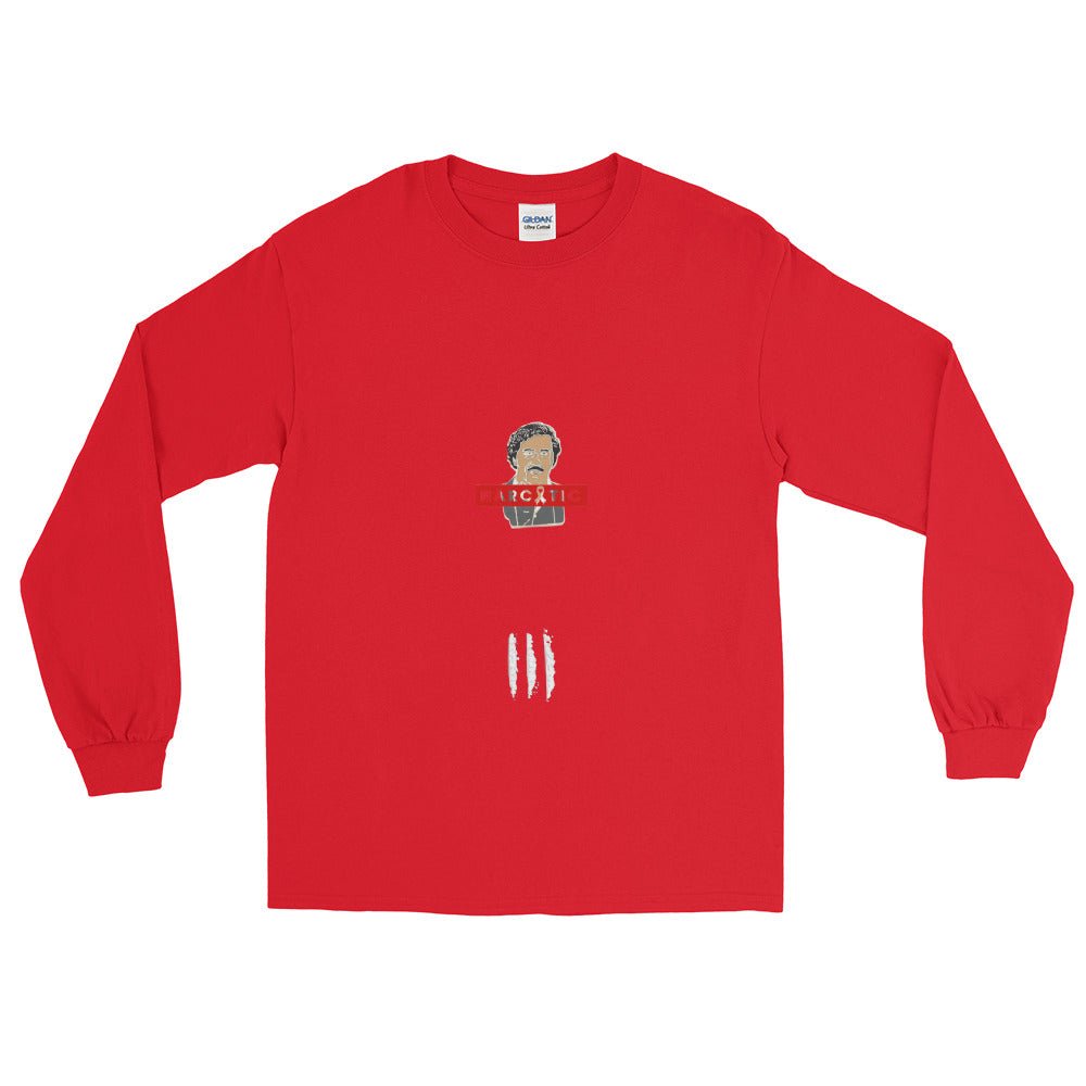 Narcotic Pablo Escobar x Kokain Langarmshirt - NiZED - Shop Deutschland Noodosz