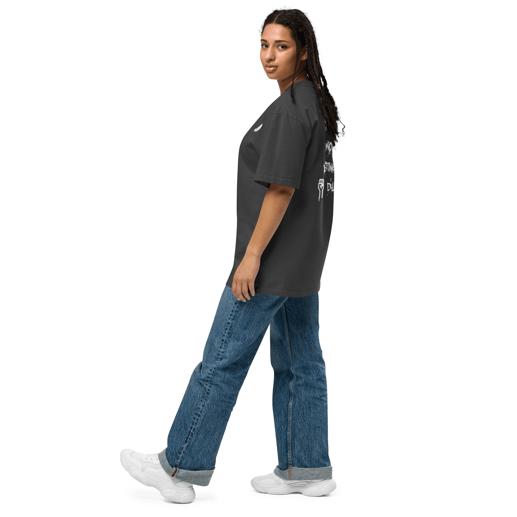 Oversized T-Shirt "LEARNING - DYING" - flyliving - Shop Deutschland Noodosz