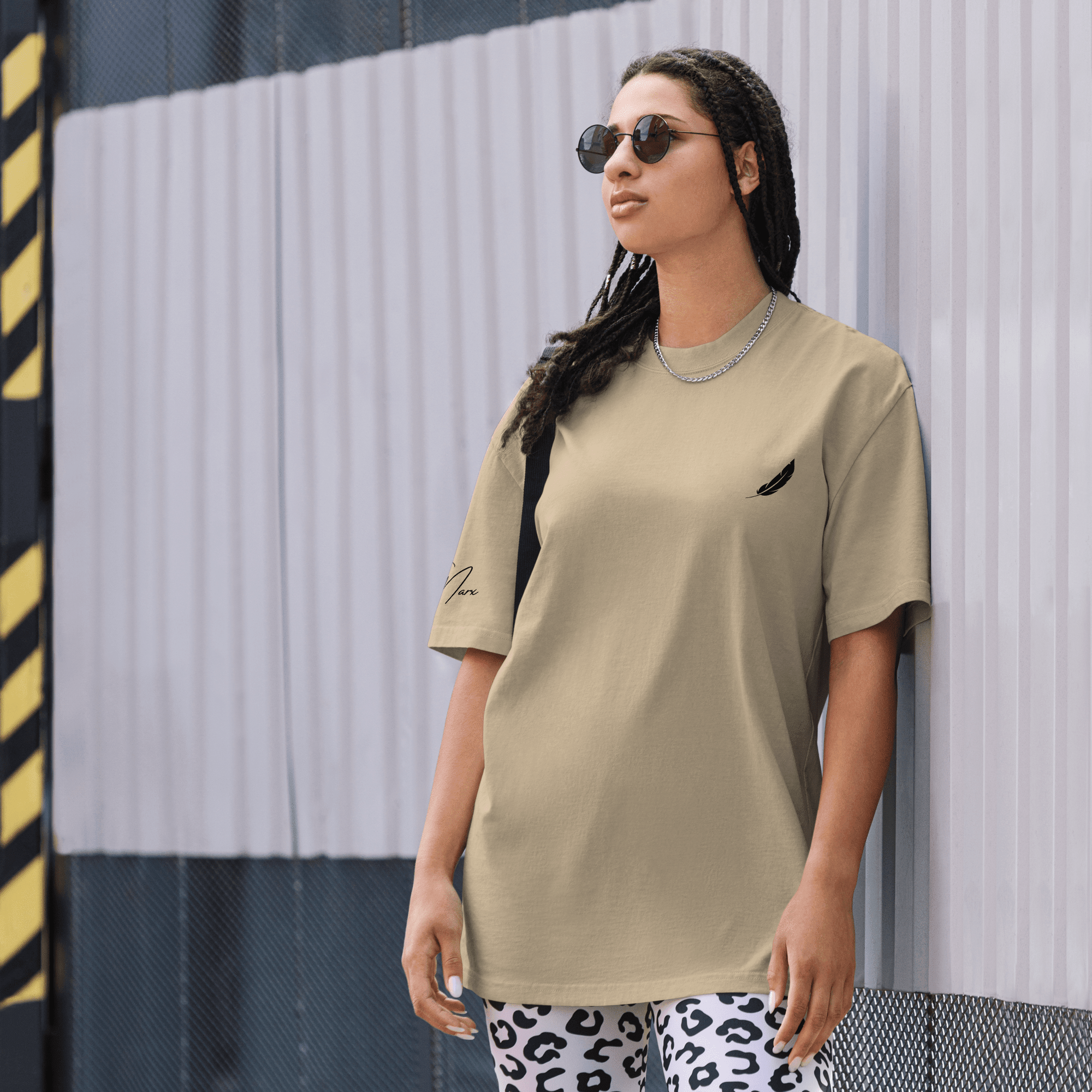 Oversized T-Shirt "LEARNING - DYING" - flyliving - Shop Deutschland Noodosz