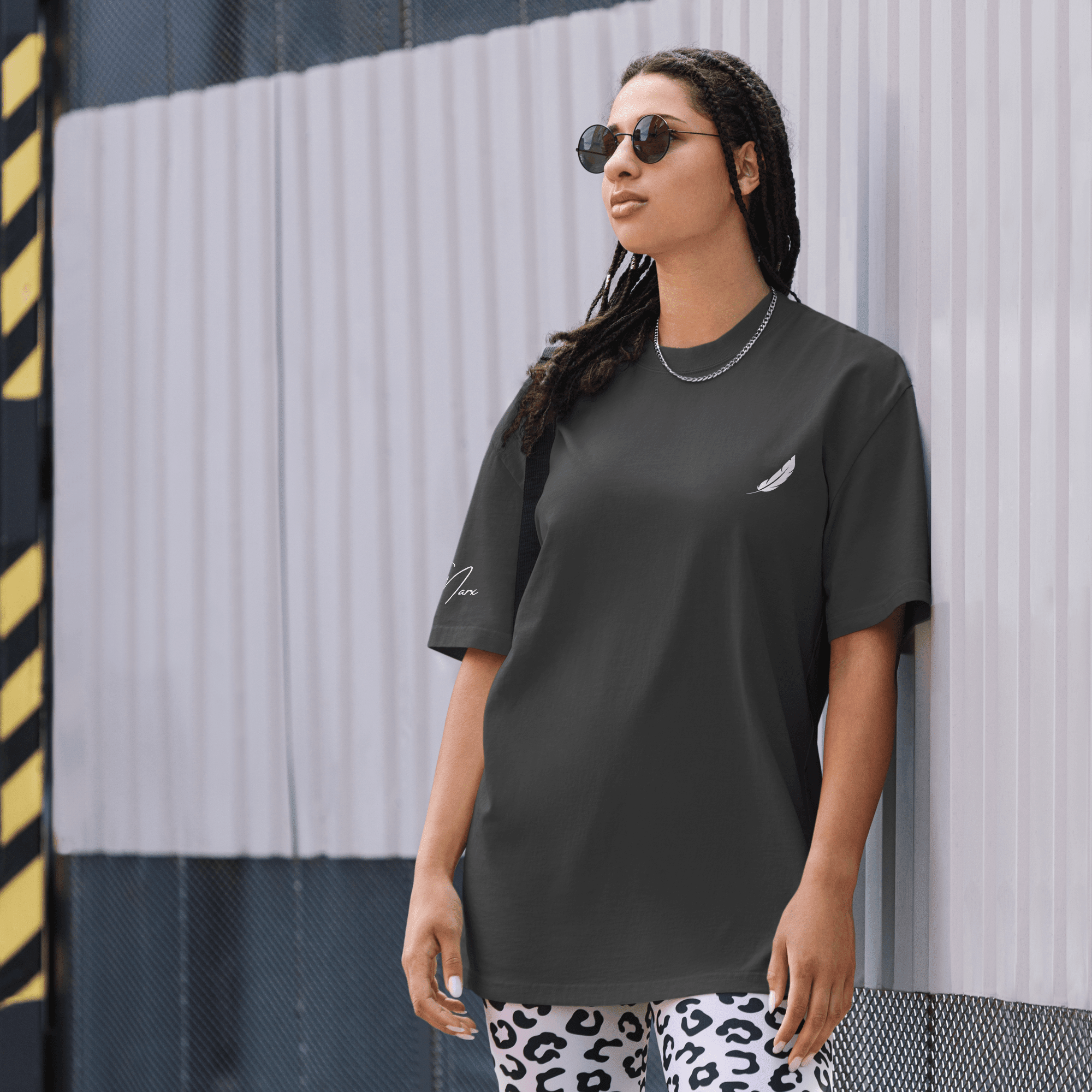 Oversized T-Shirt "LEARNING - DYING" - flyliving - Shop Deutschland Noodosz