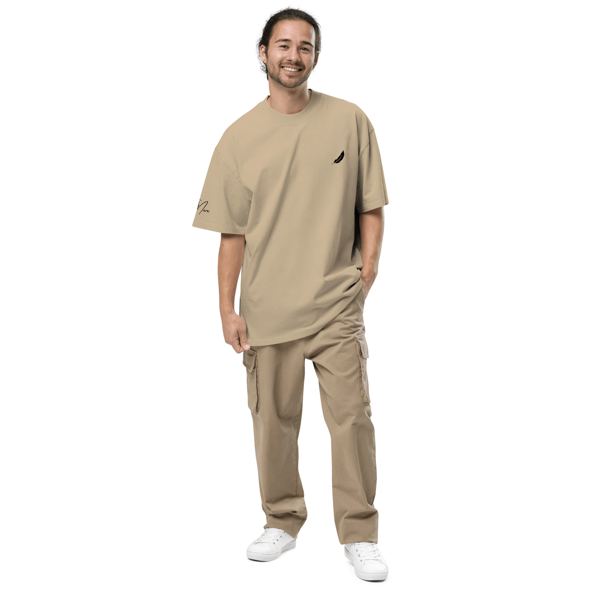 Oversized T-Shirt "LEARNING - DYING" - flyliving - Shop Deutschland Noodosz
