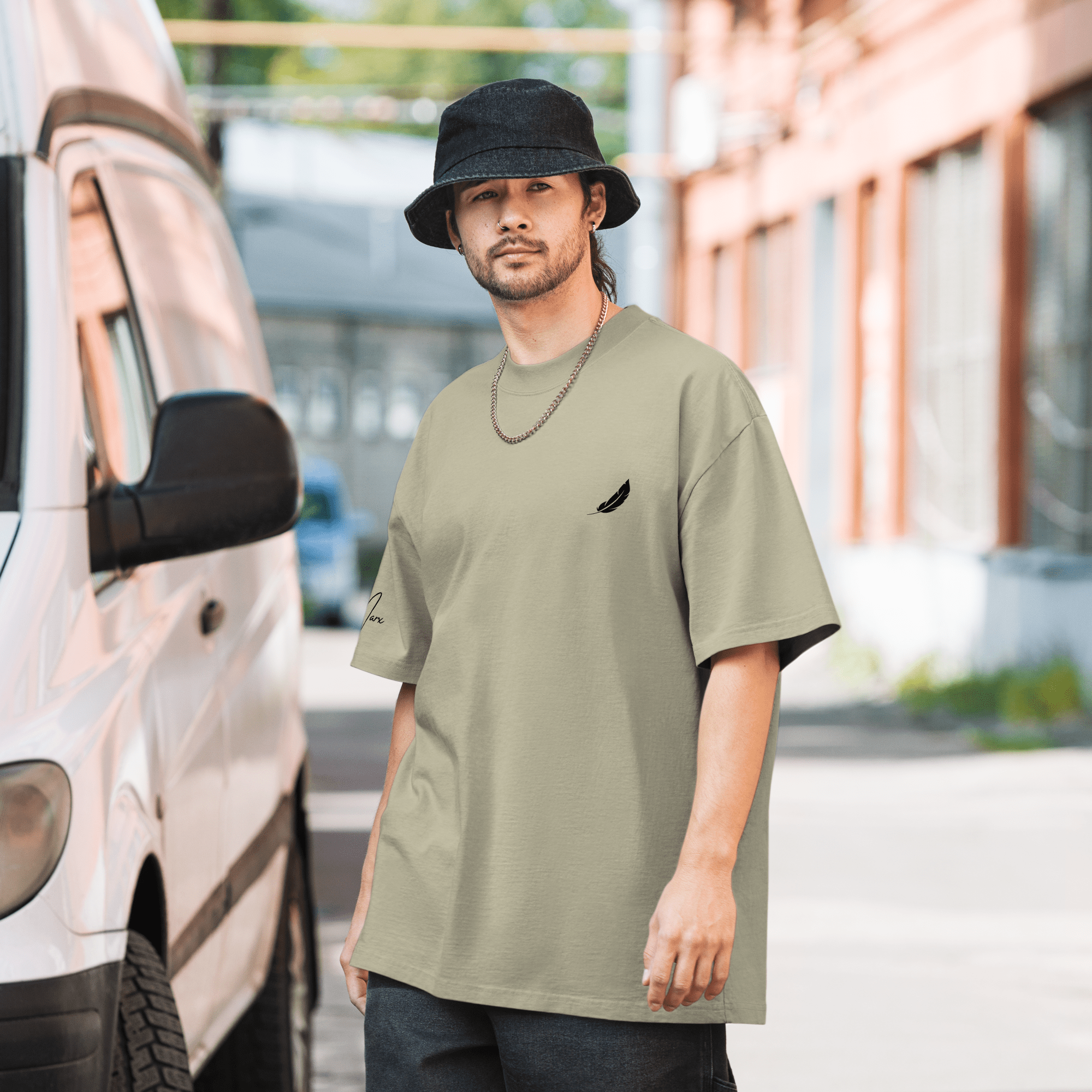 Oversized T-Shirt "LEARNING - DYING" - flyliving - Shop Deutschland Noodosz