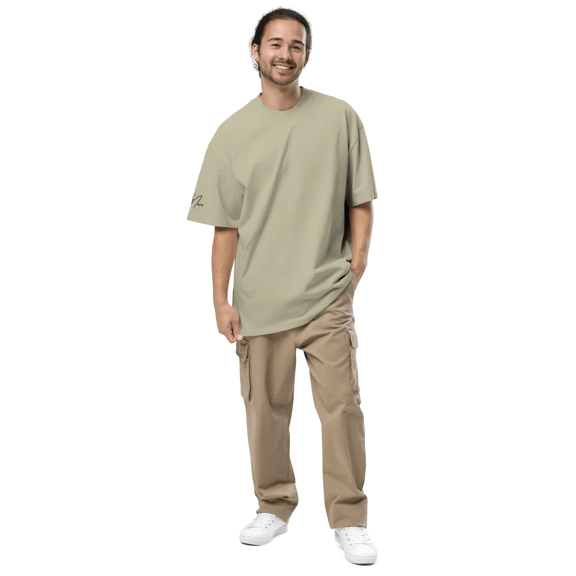 Oversized T-Shirt "Spray Peace", backprint - flyliving - Shop Deutschland Noodosz