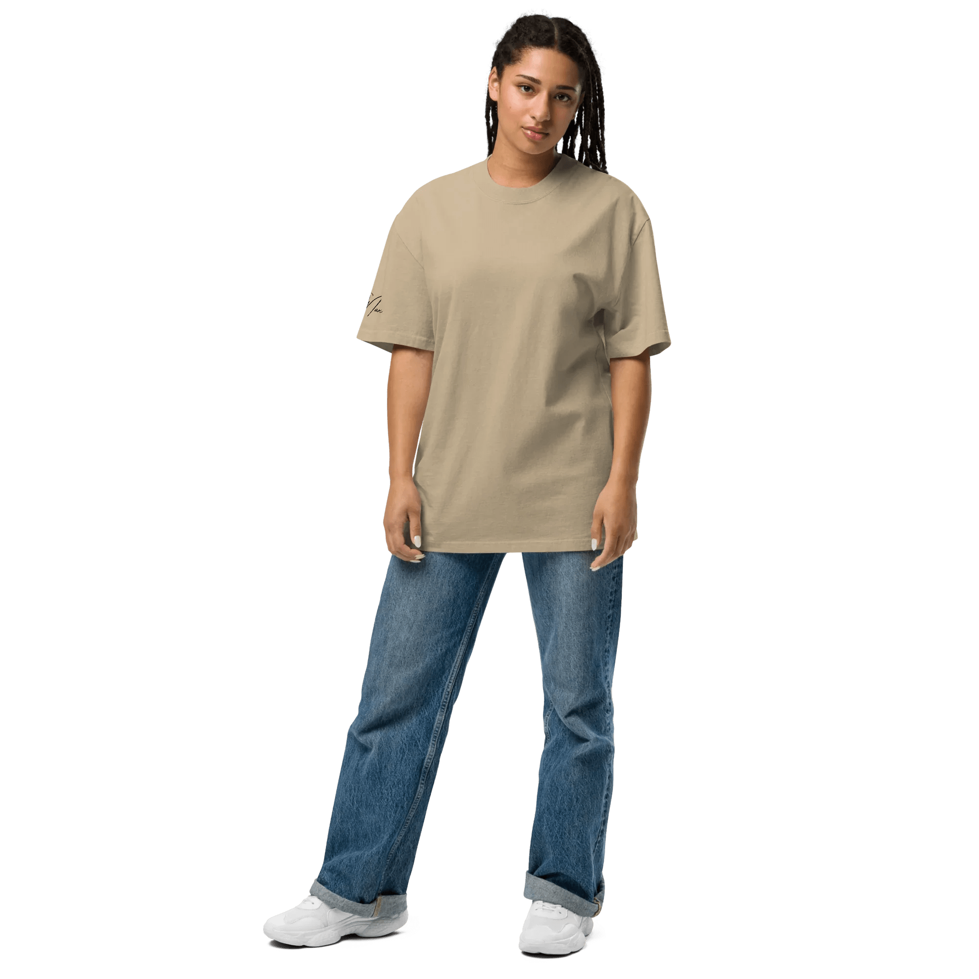 Oversized T-Shirt "Spray Peace", backprint - flyliving - Shop Deutschland Noodosz