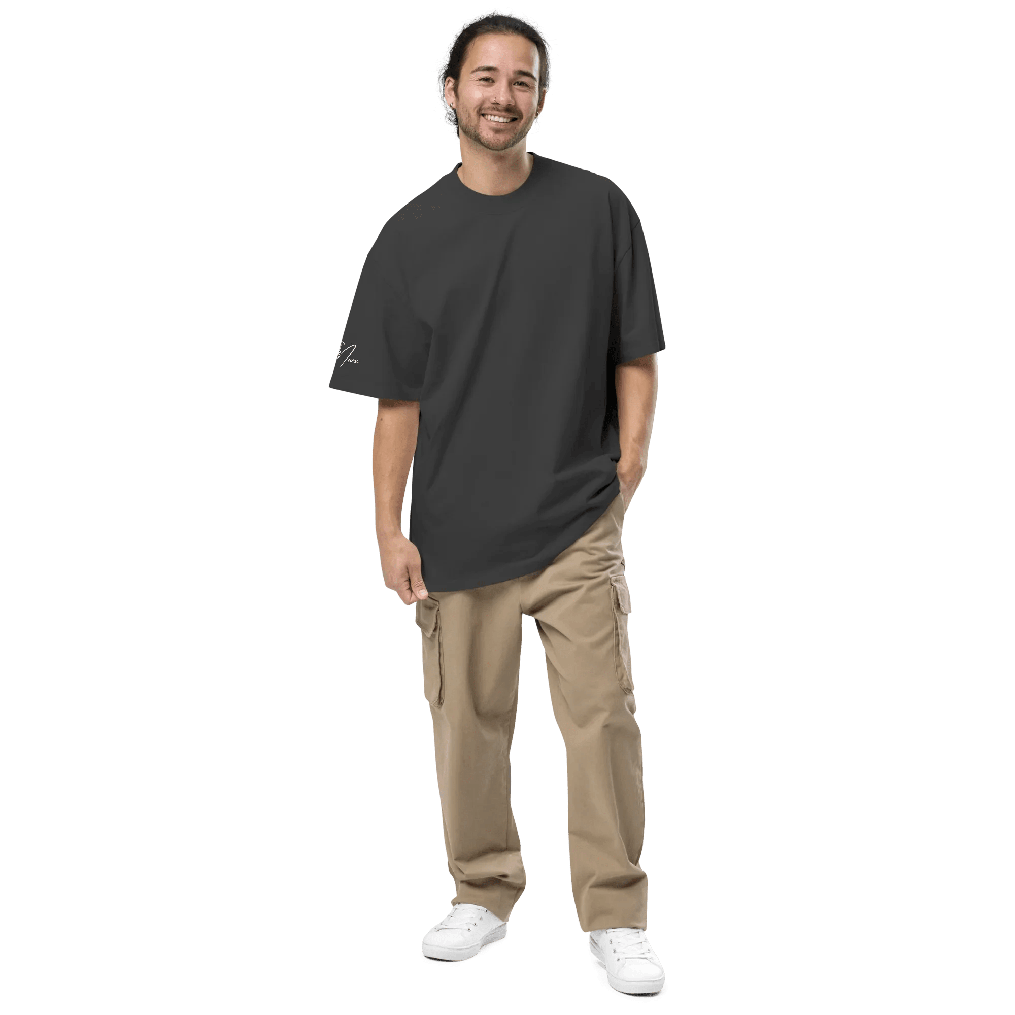 Oversized T-Shirt "Spray Peace", backprint - flyliving - Shop Deutschland Noodosz