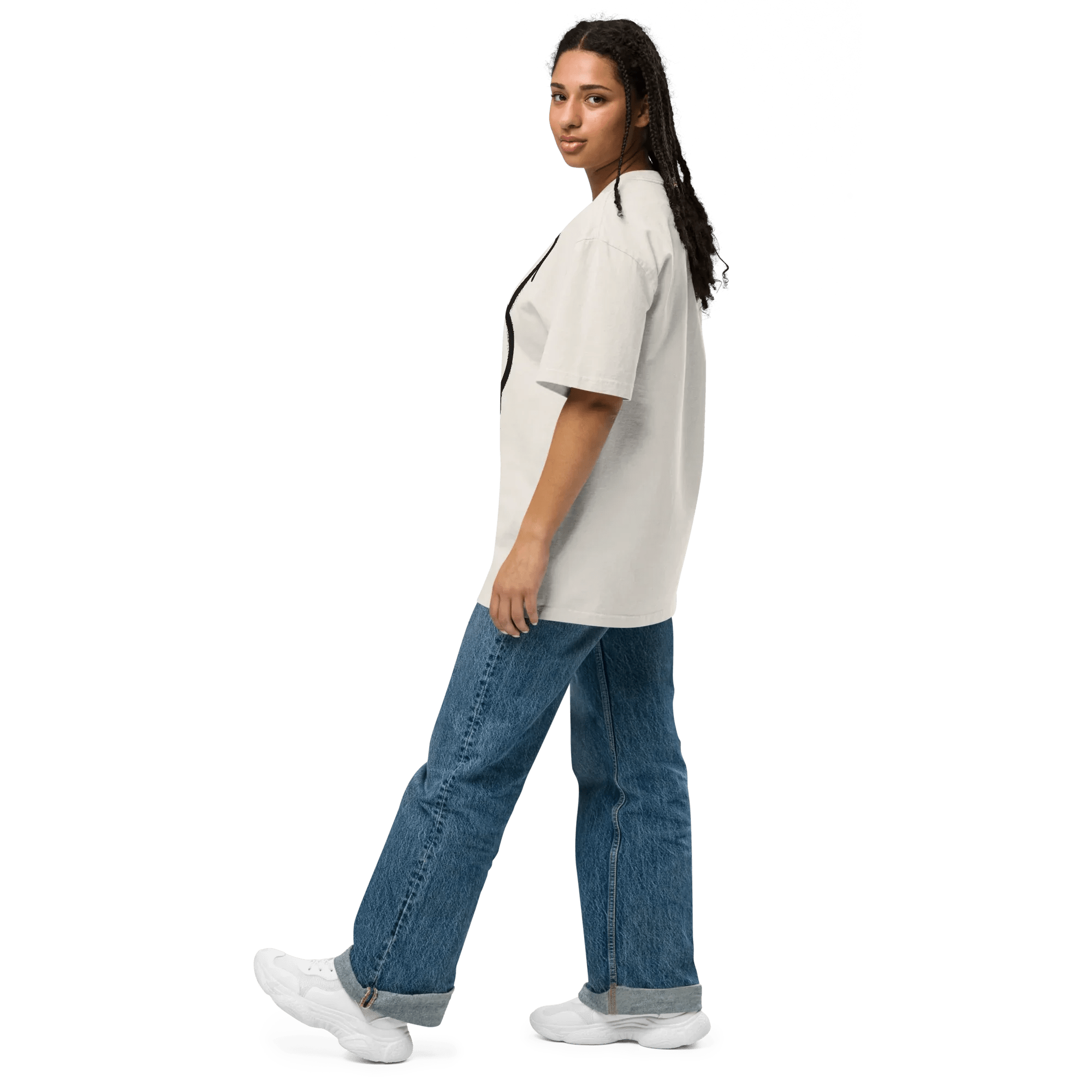 Oversized T-Shirt "Spray Peace" - flyliving - Shop Deutschland Noodosz