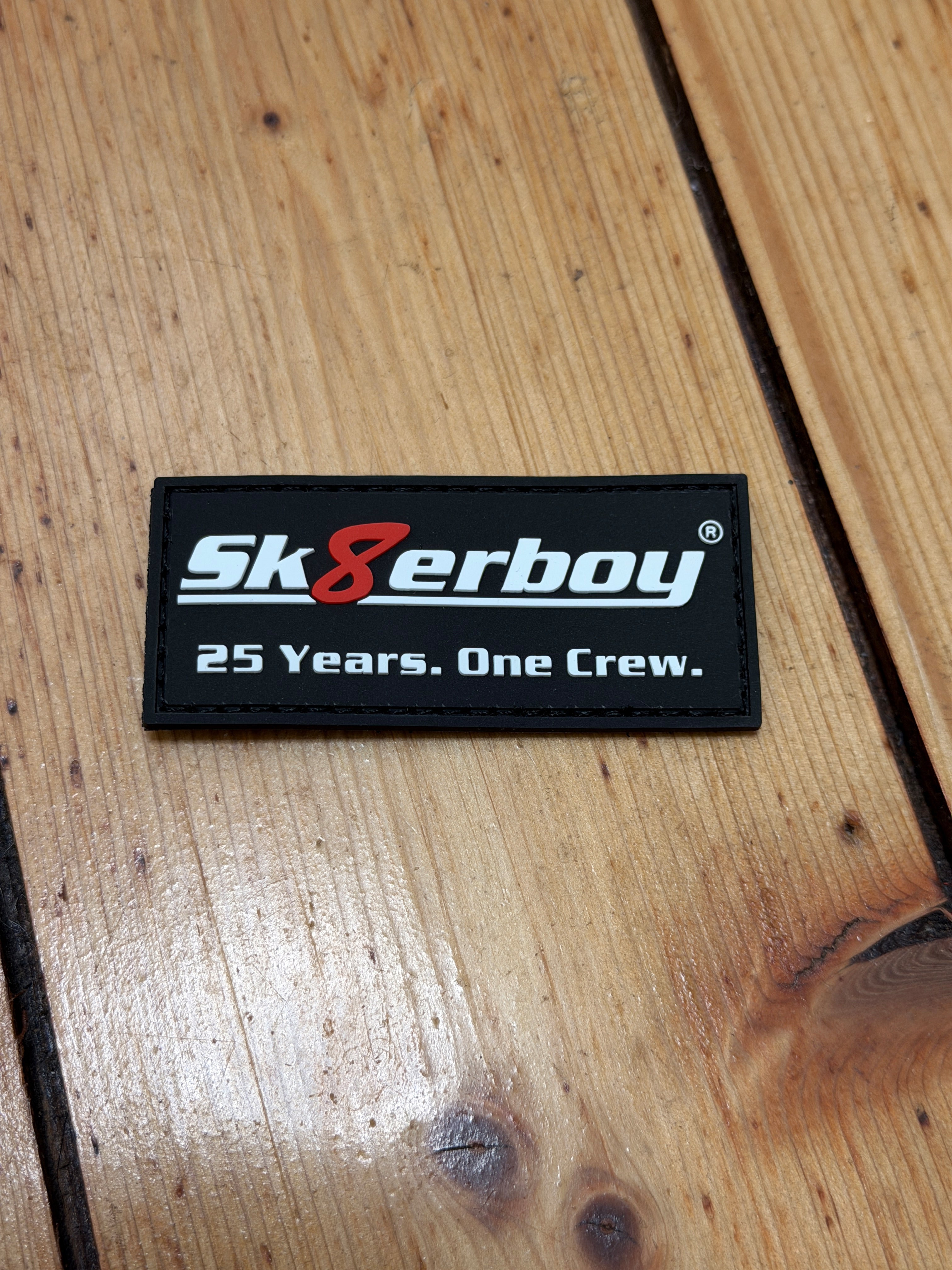 Sk8erboy® RUBBER PATCH – 25 Years. One Crew.