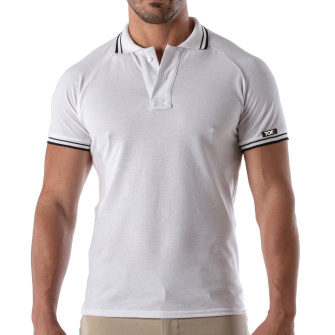 Patriot Polo Shirt - White - TOF Paris - Shop Deutschland Noodosz