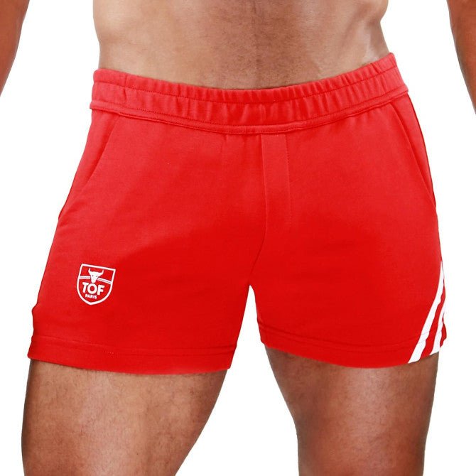 Rot - Weiß Paris - Shorts - TOF Paris - Shop Deutschland Noodosz
