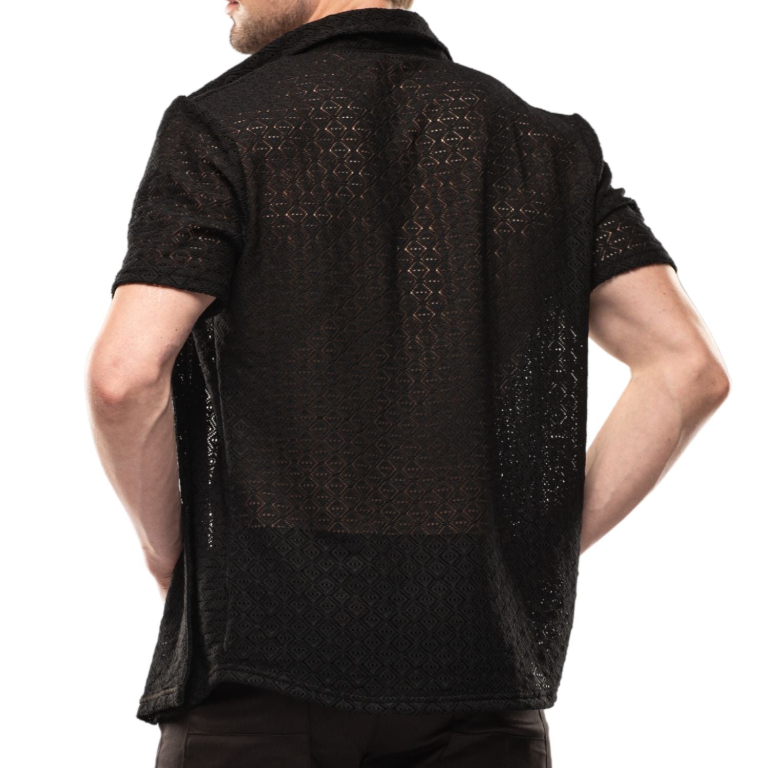 Riviera Kurzarm‑Shirt – Schwarz - TOF Paris - Shop Deutschland Noodosz