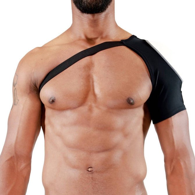 Shoulder Harness Fetish Black - White - TOF Paris - Shop Deutschland Noodosz