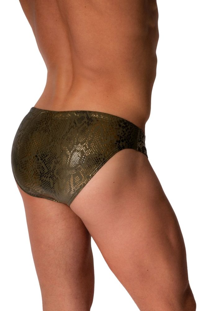 Micro Brief M2579 – Badeslip & Slip mit Schlangenprint