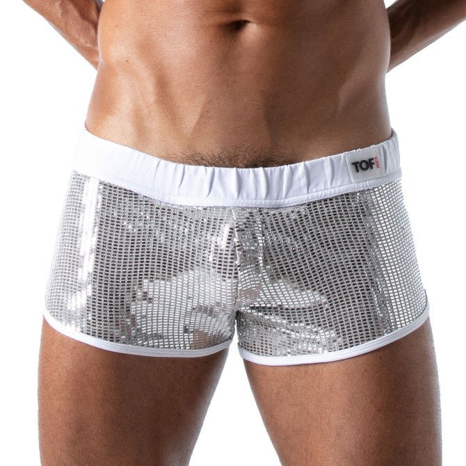Star – Provokante Mini - Shorts in Silber - TOF Paris - Shop Deutschland Noodosz