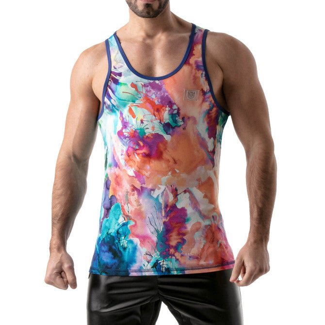 Tie Dye Tank Top Blue - TOF Paris - Shop Deutschland Noodosz