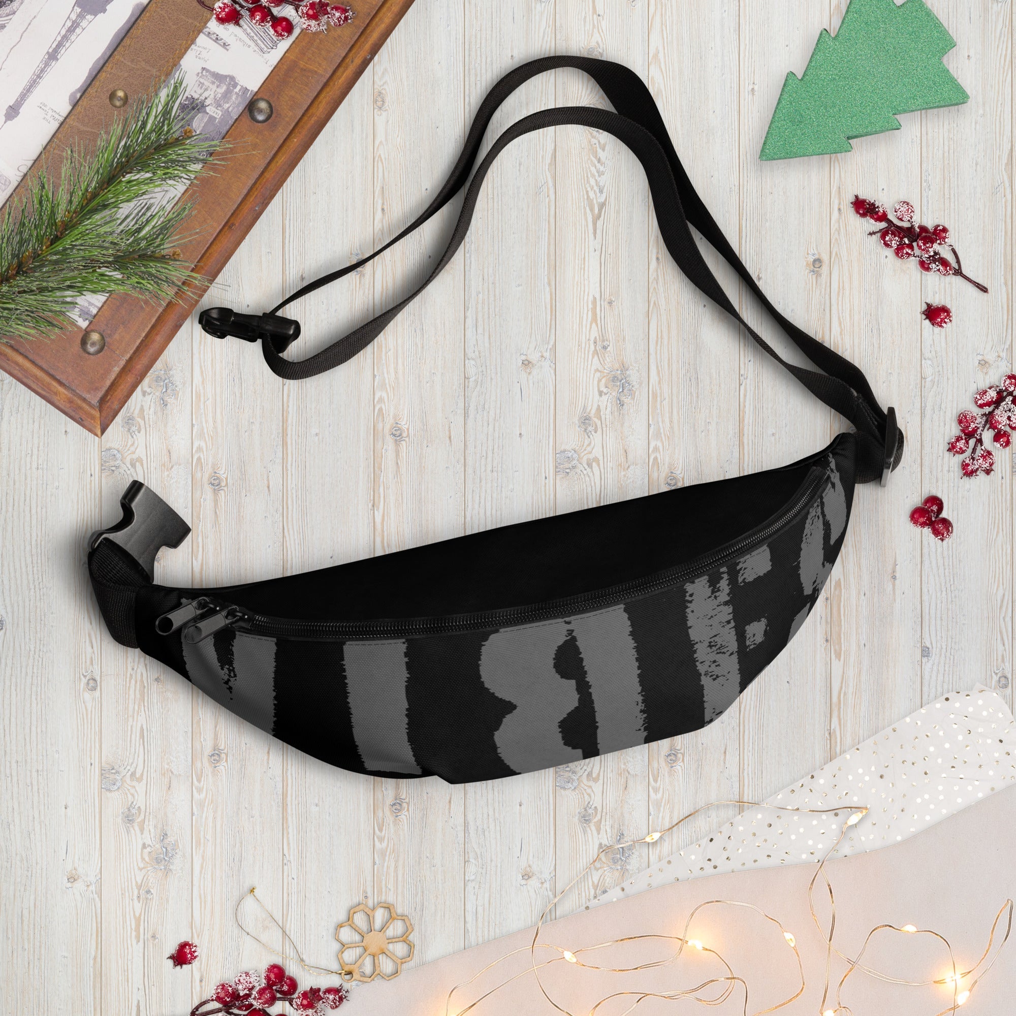 TOV Bauchtasche VIBES II (Schwarz/Grau) - Time Of Vibes - Shop Deutschland Noodosz
