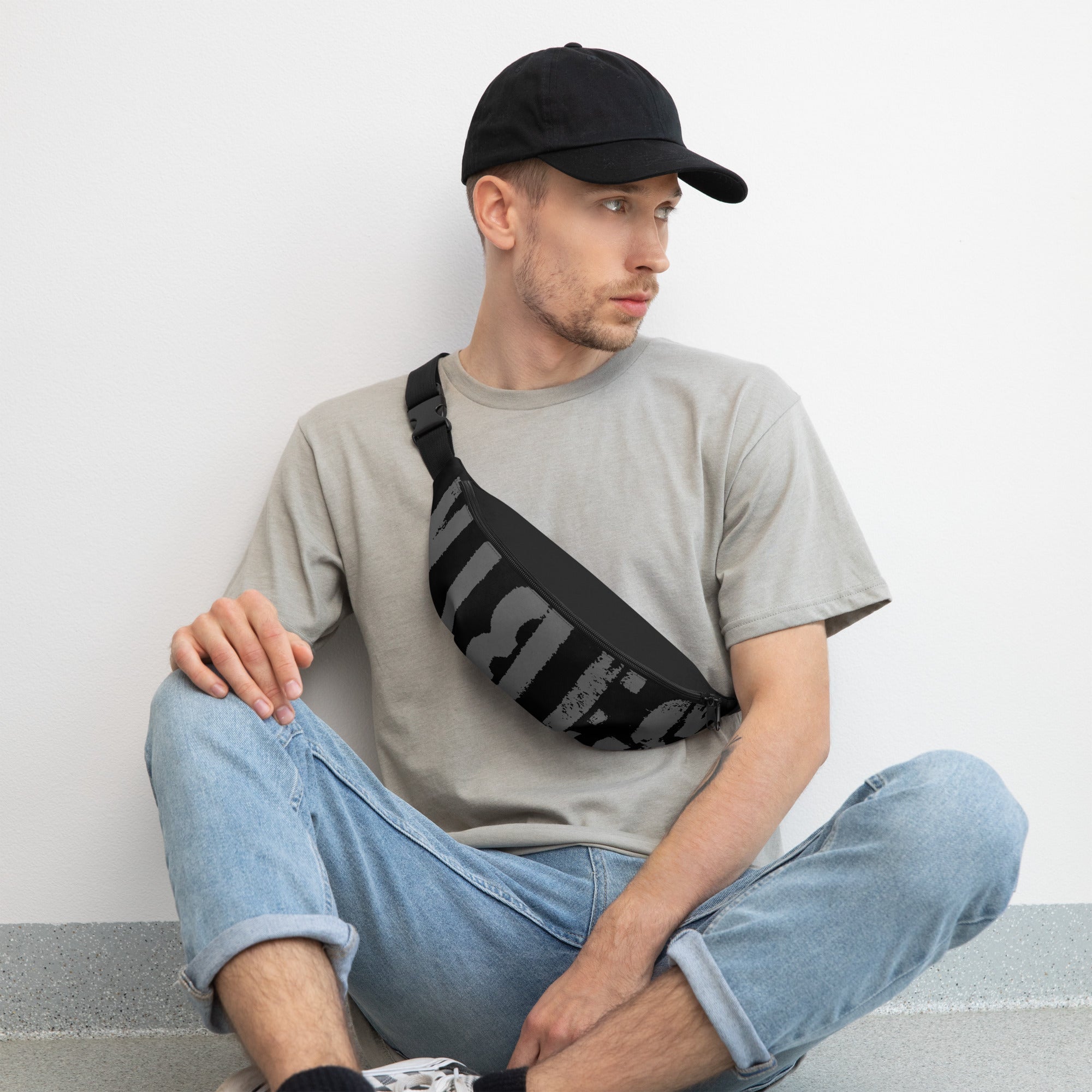 TOV Bauchtasche VIBES II (Schwarz/Grau) - Time Of Vibes - Shop Deutschland Noodosz