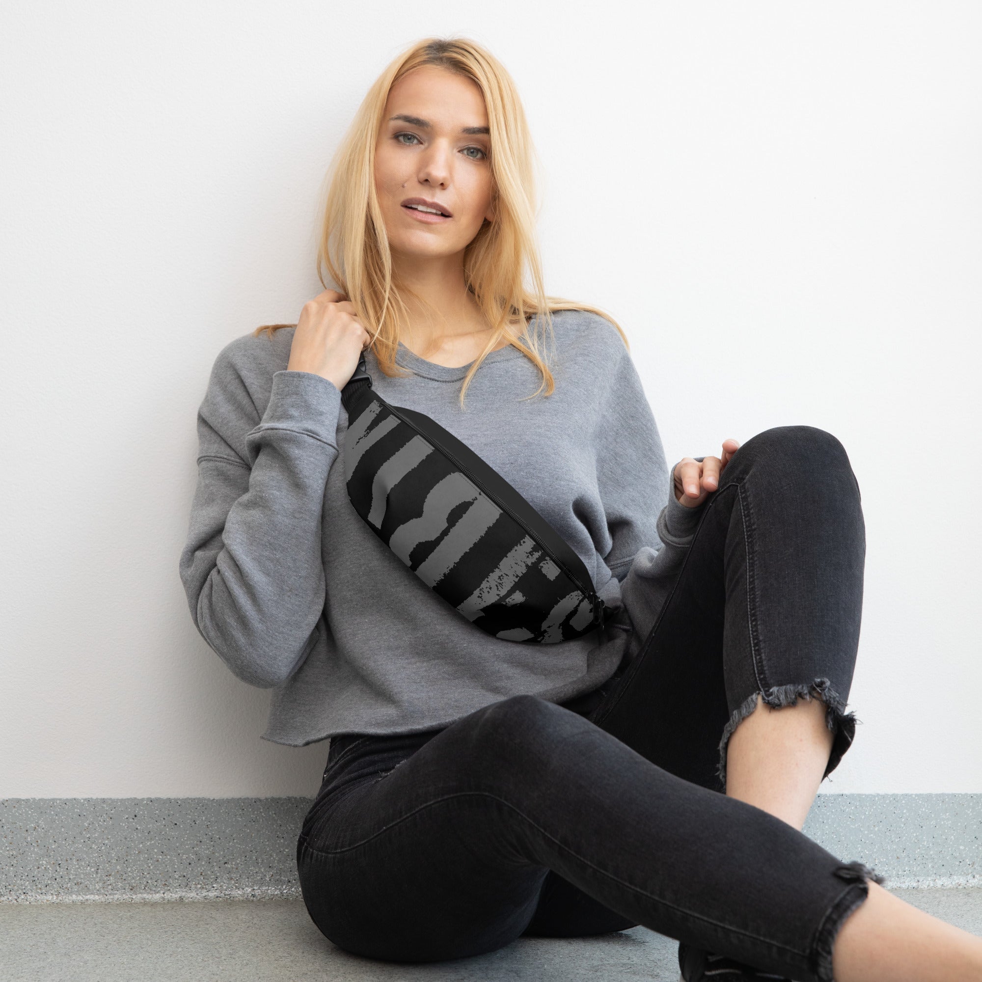 TOV Bauchtasche VIBES II (Schwarz/Grau) - Time Of Vibes - Shop Deutschland Noodosz