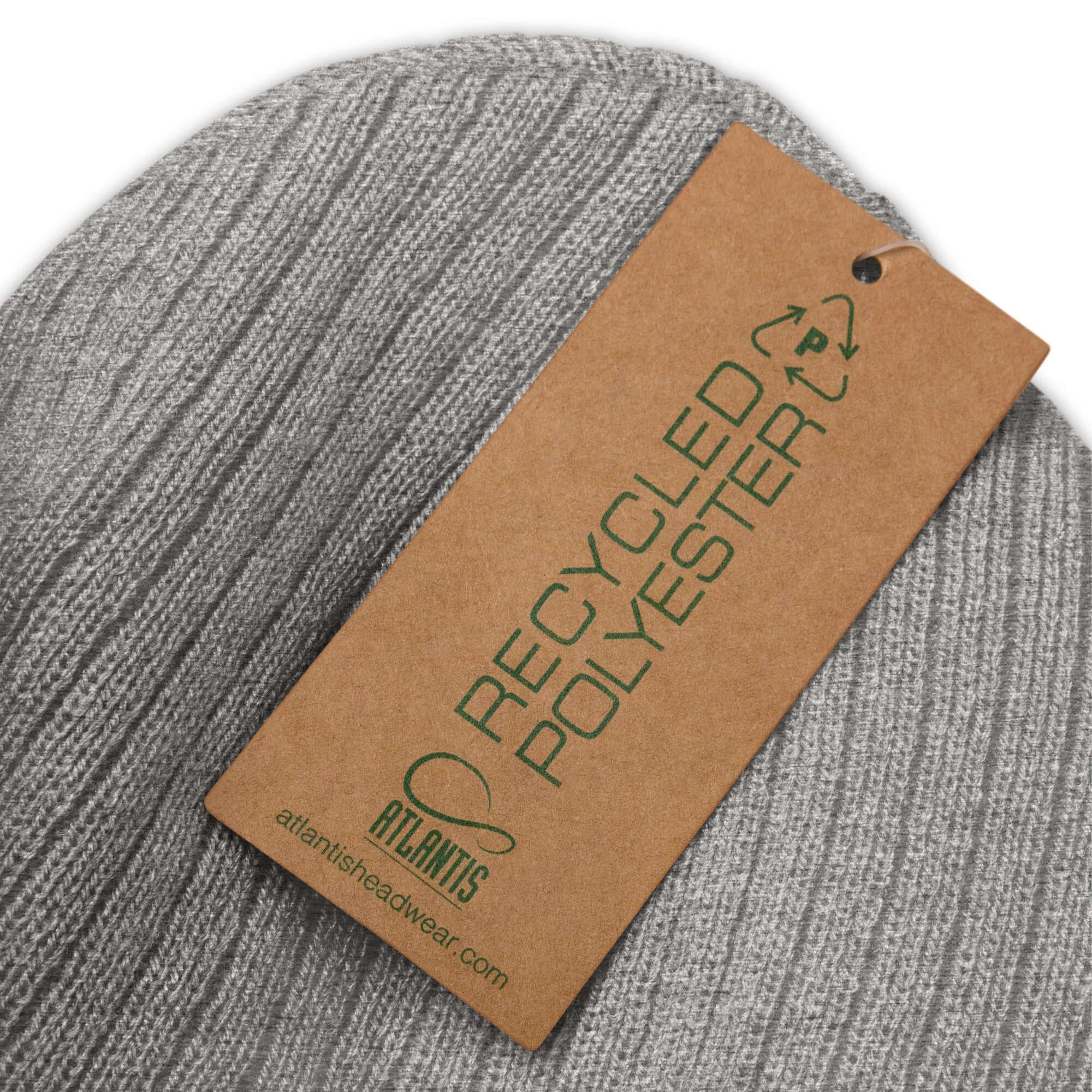 TOV Beanie - Strickmütze | VIBES (Grau/Silber) * Unisex - Time Of Vibes - Shop Deutschland Noodosz