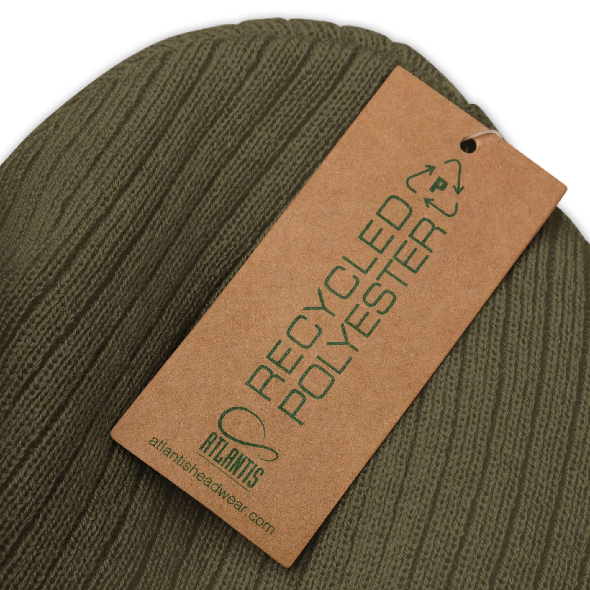 TOV Beanie - Strickmütze | VIBES (Grün/Grau) * Unisex - Time Of Vibes - Shop Deutschland Noodosz