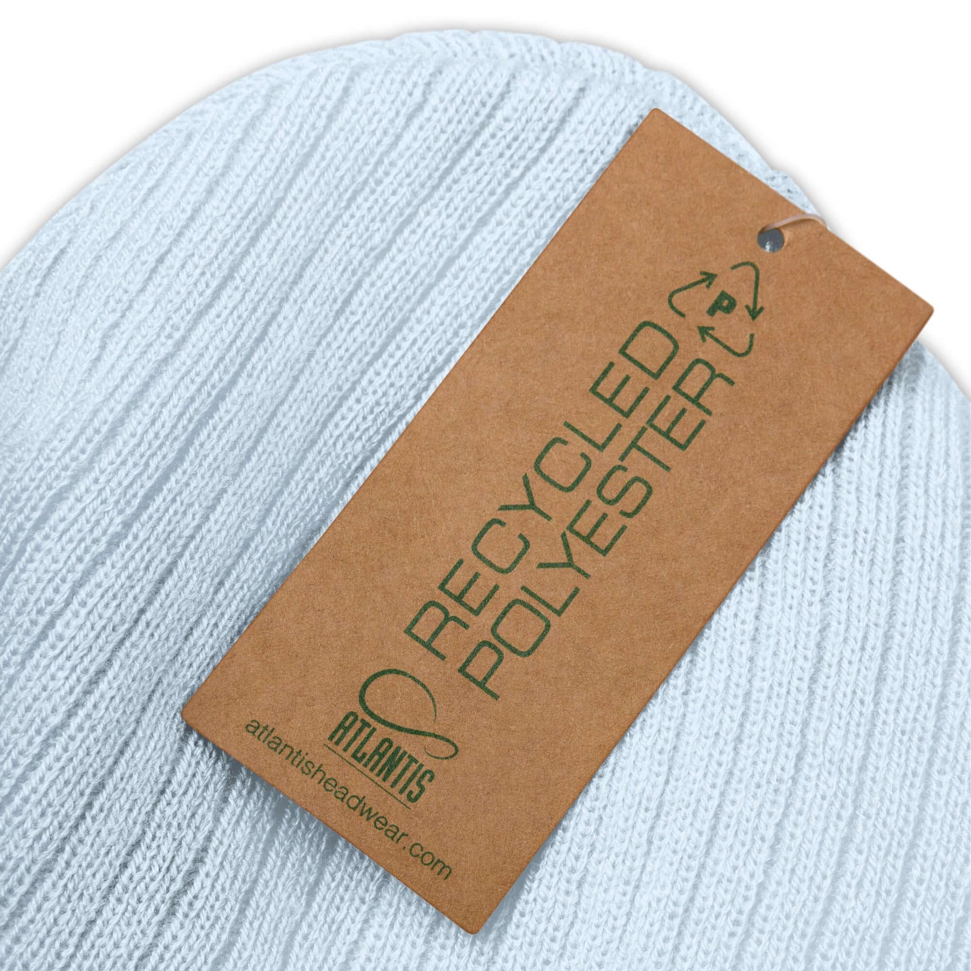 TOV Beanie - Strickmütze | VIBES (Helllau/Blau) * Unisex - Time Of Vibes - Shop Deutschland Noodosz