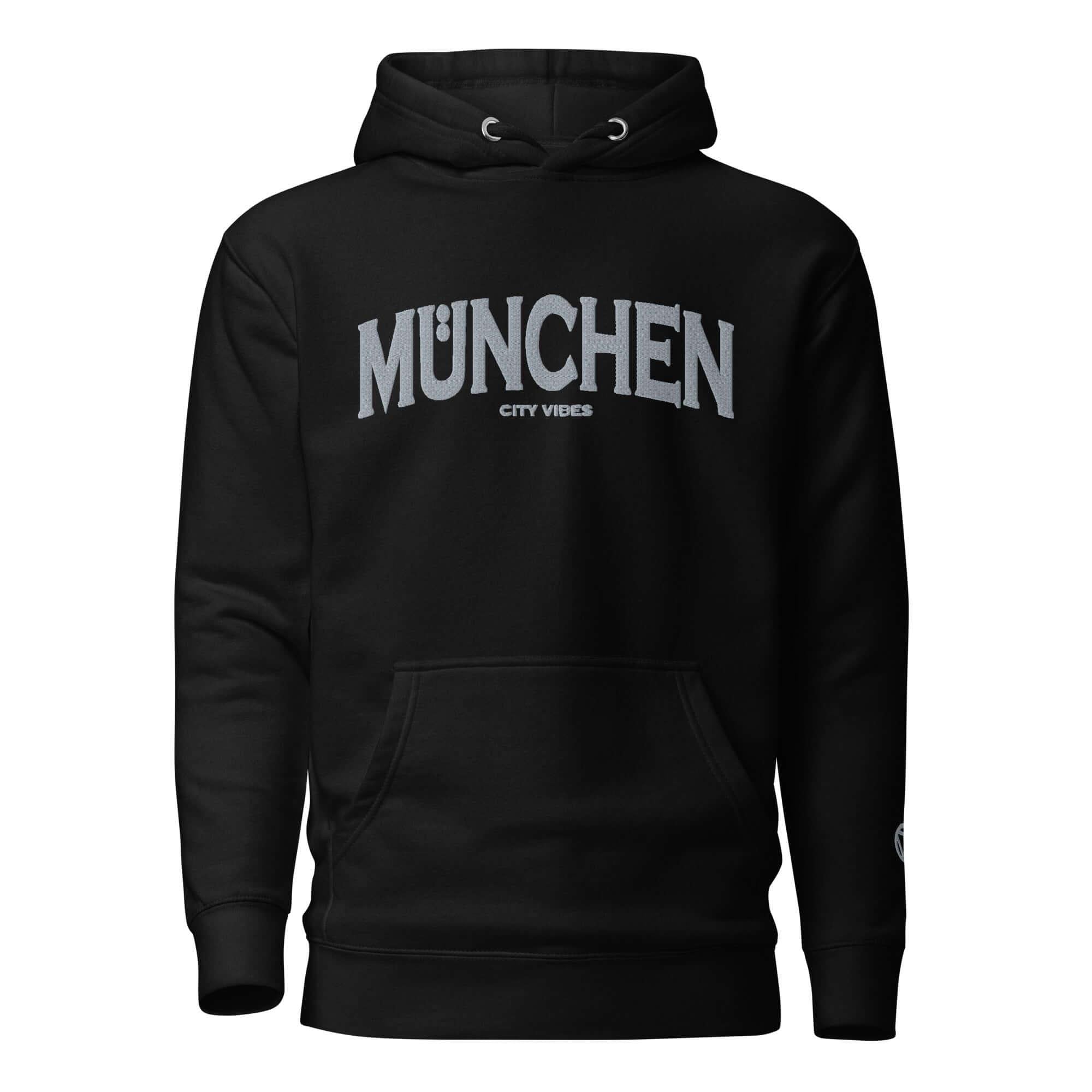 TOV Hoodie City | MÜNCHEN (Schwarz/Grau) * Unisex - Time Of Vibes - Shop Deutschland Noodosz