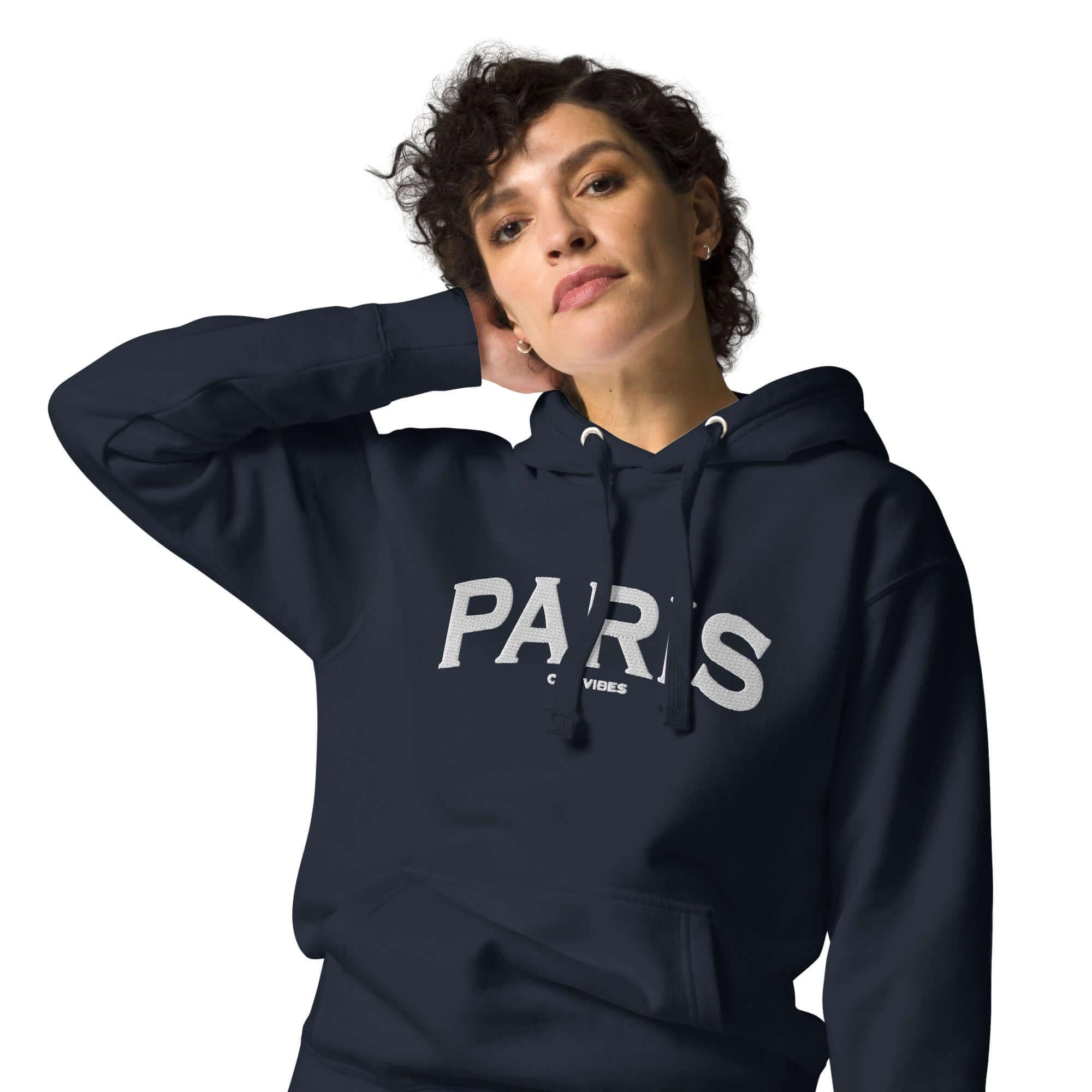 TOV Hoodie City | PARIS (Navy/Weiß) * Unisex - Time Of Vibes - Shop Deutschland Noodosz