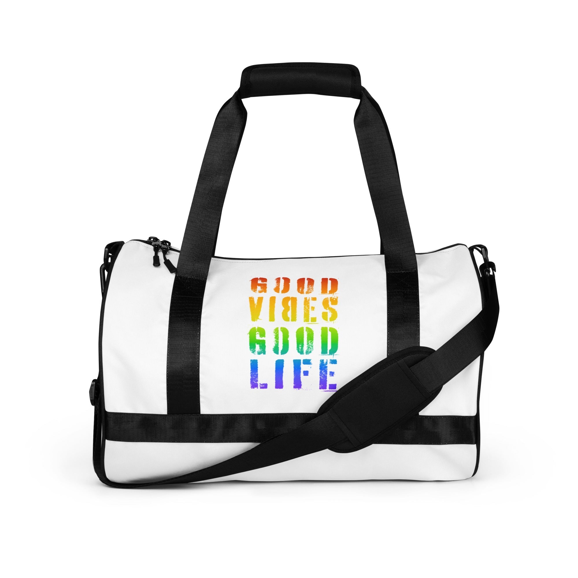 TOV Sporttasche | GOOD - LIFE LGBTQ (Weiß) - Time Of Vibes - Shop Deutschland Noodosz