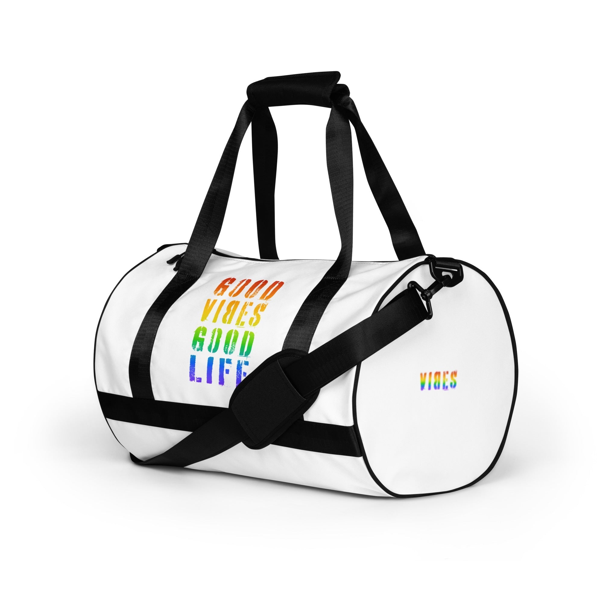 TOV Sporttasche | GOOD - LIFE LGBTQ (Weiß) - Time Of Vibes - Shop Deutschland Noodosz
