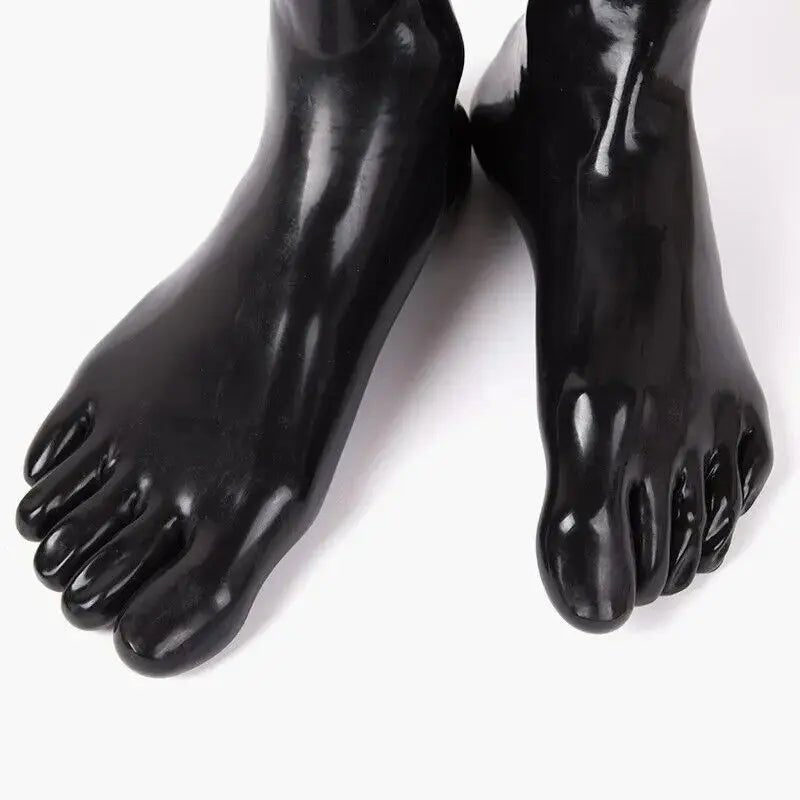 Unisex Schwarze Latexsocken aus hochwertigem Naturlatex - FlowNight - Shop Deutschland Noodosz